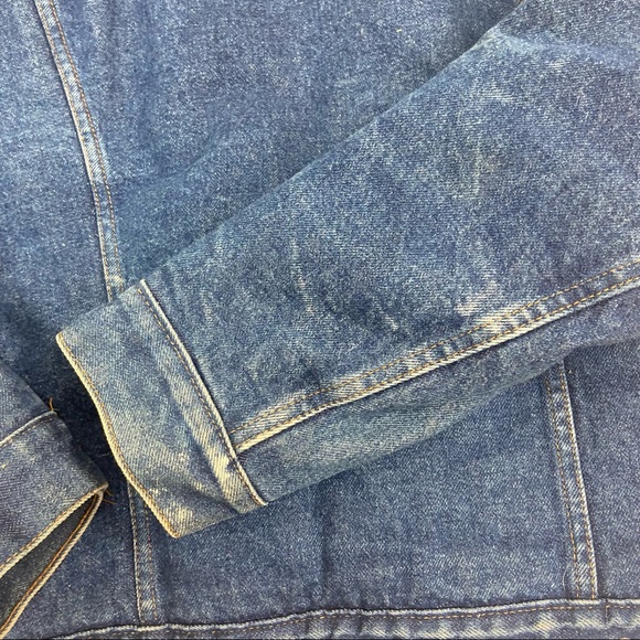 Levi’s vintage denim Jean Shearling jacket 40R - Picture 6 of 13